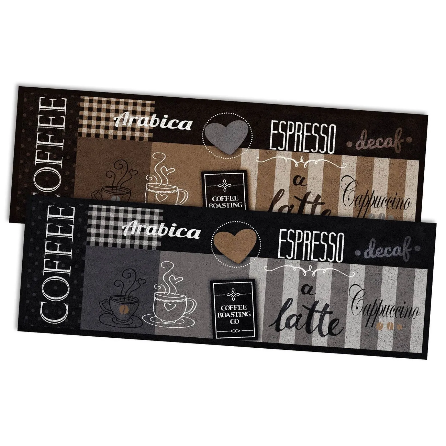 Küchenläufer waschbar Kücheneppich Kaffee Motiv
