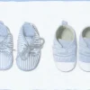 Kinder Bordüre Kinder Schuhe weiß hellblau 35864-2