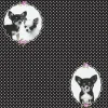 Kindertapete Chihuahua Hund schwarz weiß 35851-2