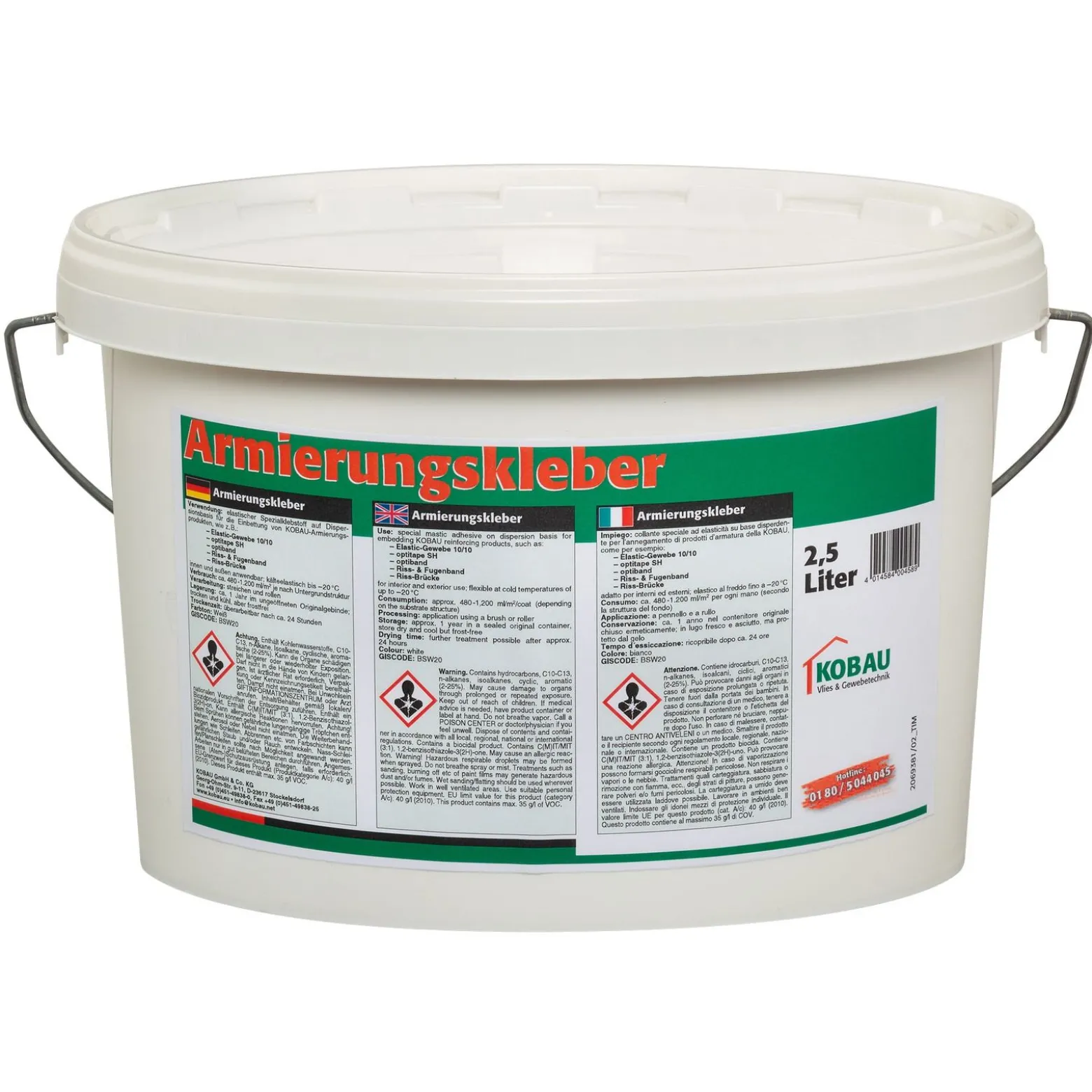 KOBAU Armierungskleber gebrauchsfertig elastisch 2,5 L