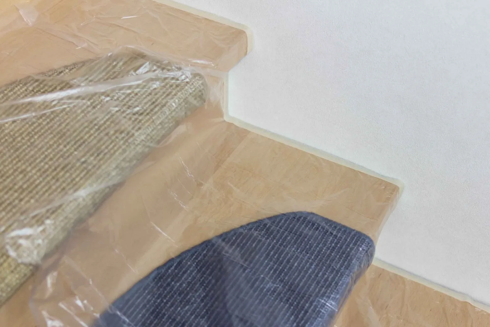 Kombi-Mask mit Flachkrepp und Abdeckplane 140cm x 33m
