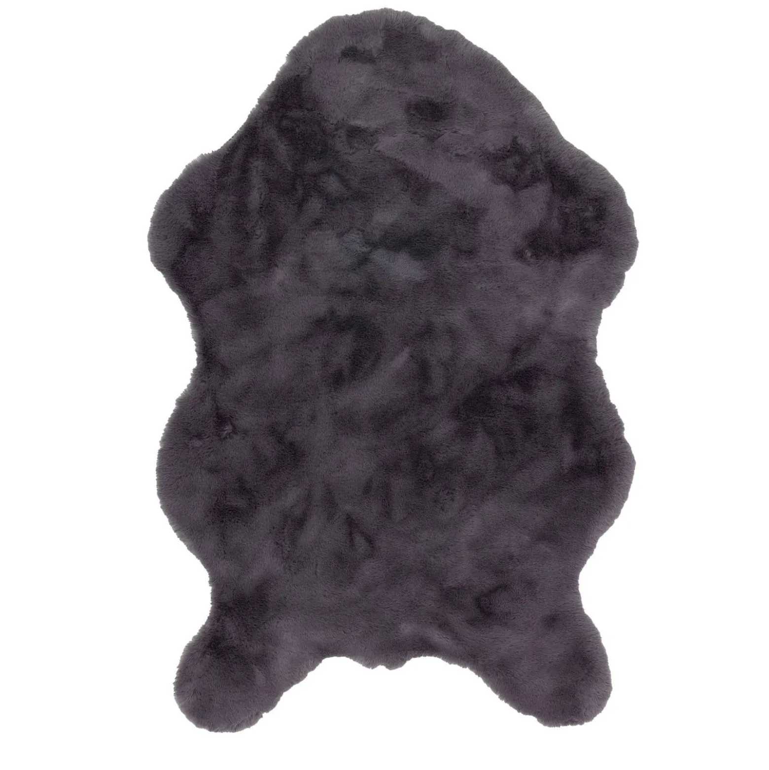 Kunstfell Tender uni anthrazit Teppich Schöner Wohnen