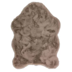 Kunstfell Tender uni braun Teppich Schöner Wohnen