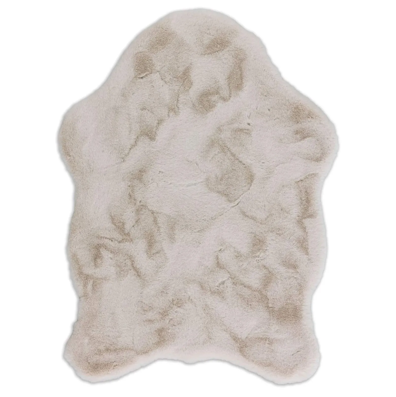 Kunstfell Tender uni creme Teppich Schöner Wohnen