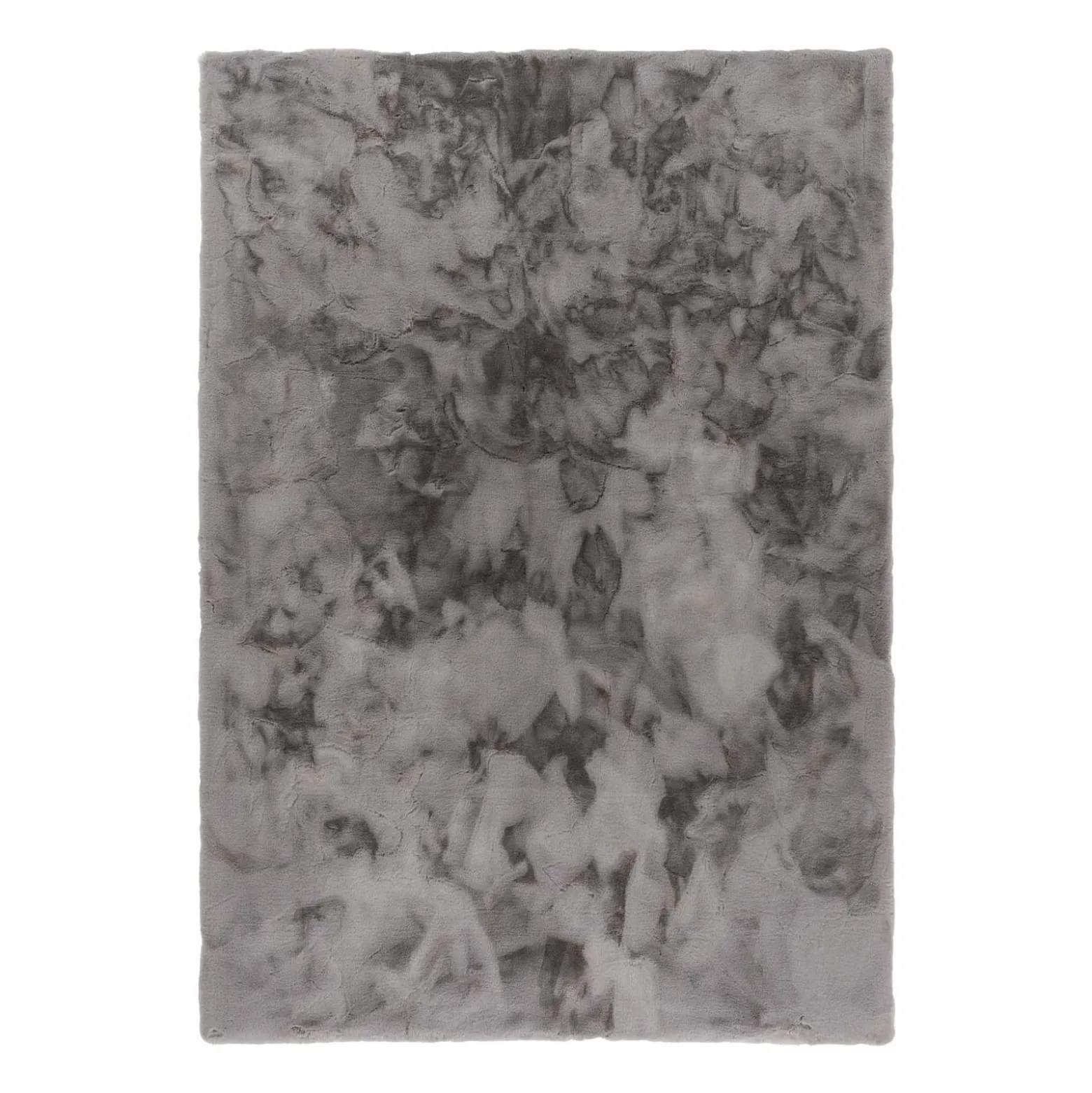 Kunstfell Tender uni grau braun Teppich Schöner Wohnen