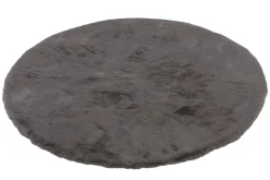 Kunstfell Tender uni grau braun Teppich Schöner Wohnen