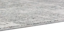 Kurzflor Teppich Grafisch Gitter grau braun Astra Sarezzo