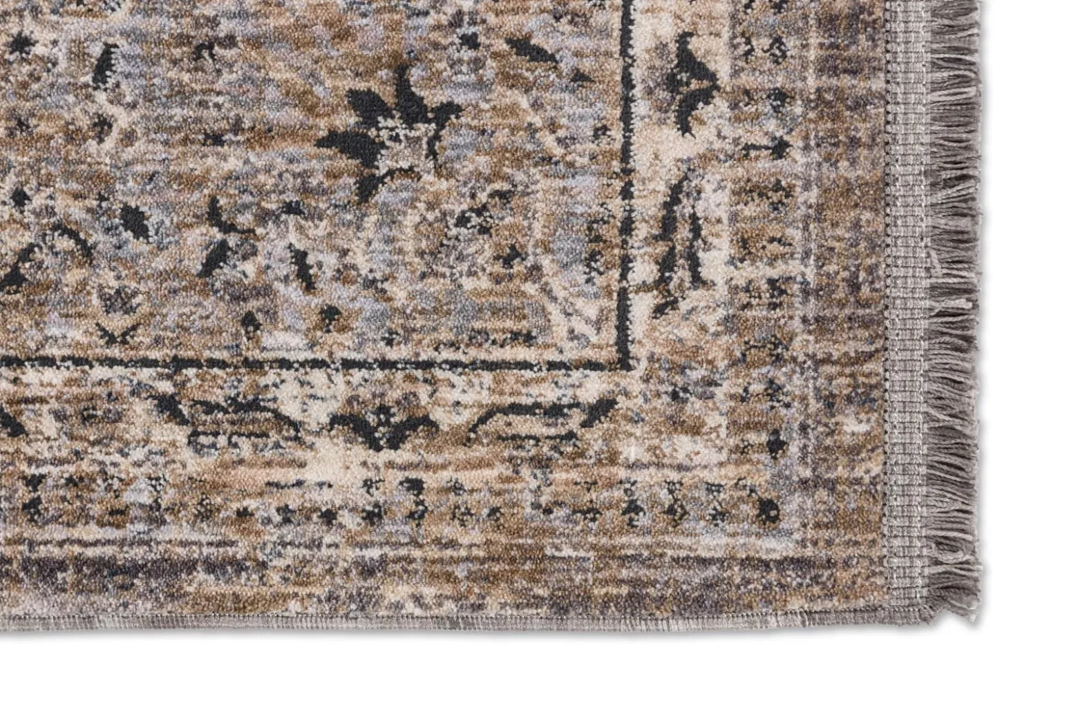 Kurzflor Teppich Orientalisch beige braun Astra Sarezzo