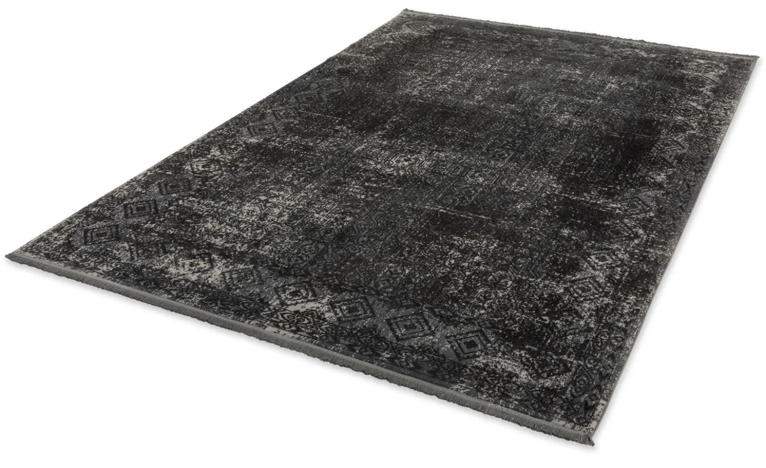 Kurzflor Teppich Schöner Wohnen Oriental anthrazit Velvet