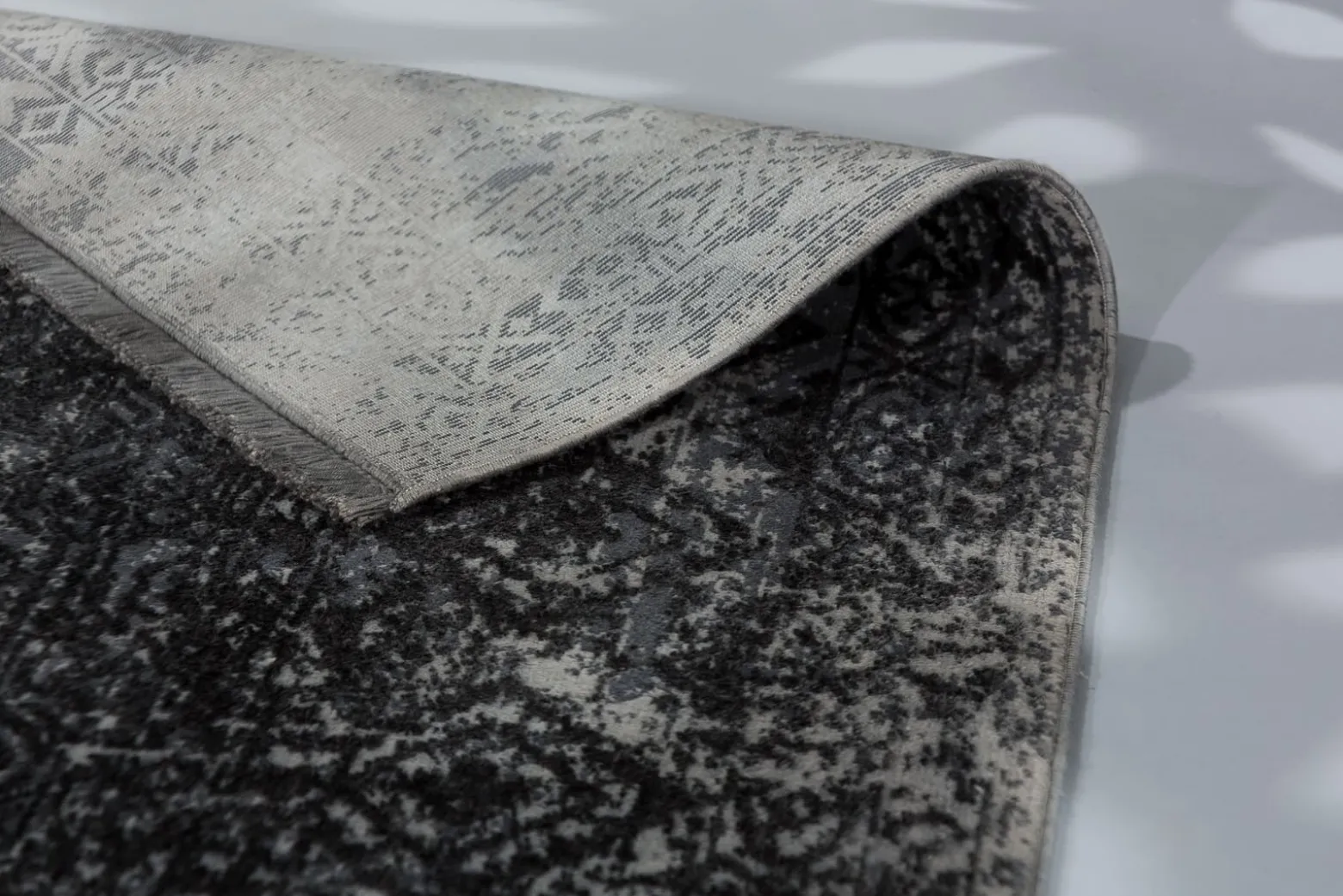 Kurzflor Teppich Schöner Wohnen Oriental anthrazit Velvet