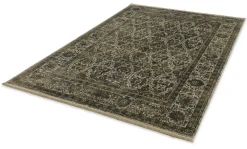 Kurzflor Teppich Schöner Wohnen Oriental grün creme Velvet