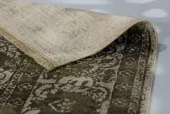 Kurzflor Teppich Schöner Wohnen Oriental grün creme Velvet
