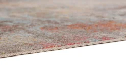 Kurzflor Teppich Schöner Wohnen Shabby rot blau Mystik