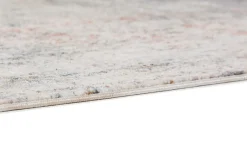 Kurzflor Teppich Shabby Vintage grau beige Astra Sarezzo