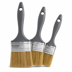 Lasur Pinsel Set 3-teilig Flachpinsel Streichen