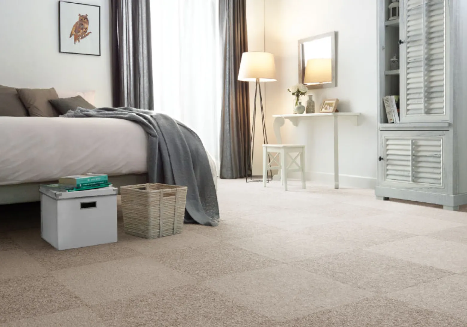 Luxus Qualitäts Teppichfliesen Velours Aristo 50x50