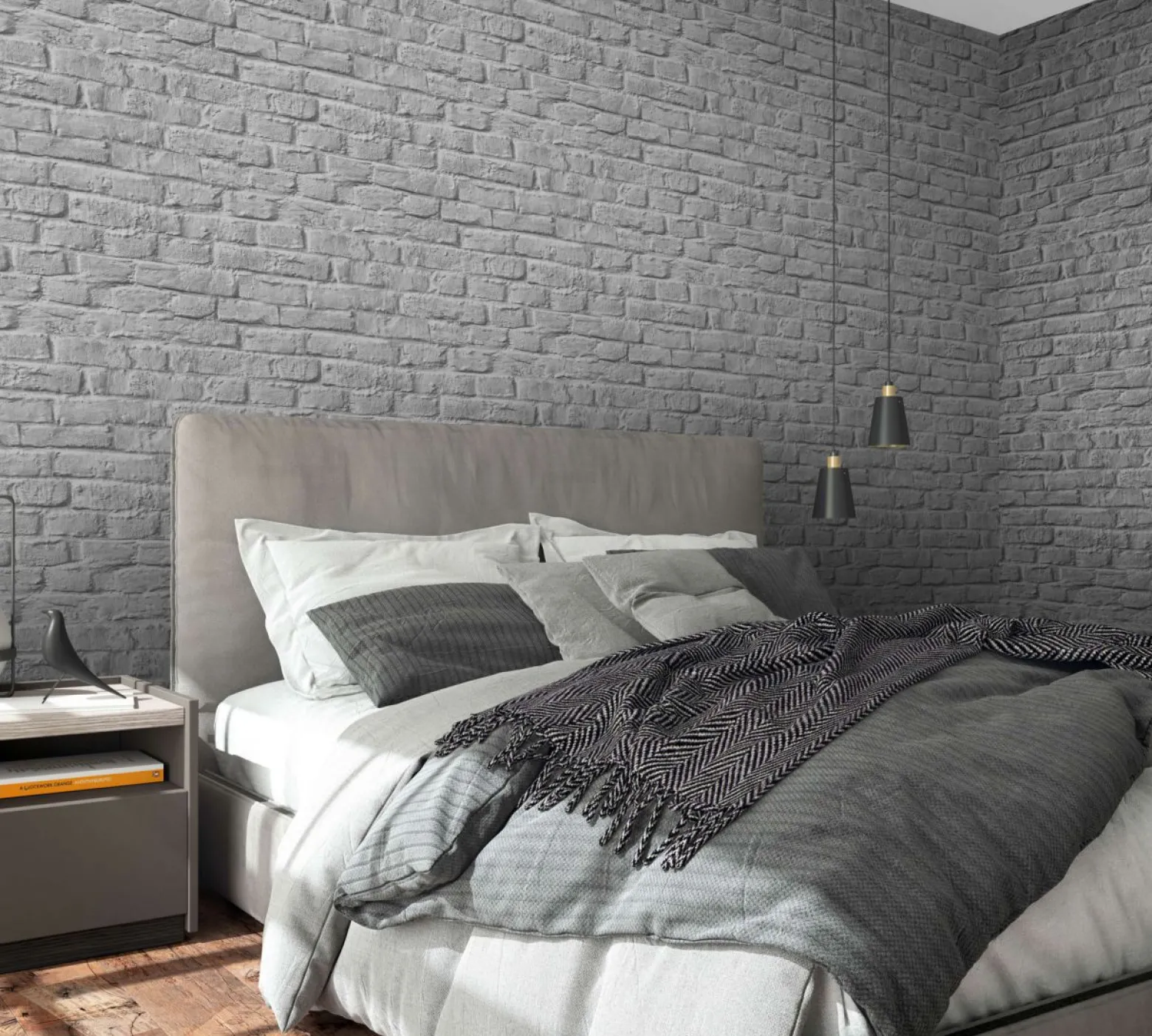 Marburg Vliestapete 34168 Steinoptik Braun Grau