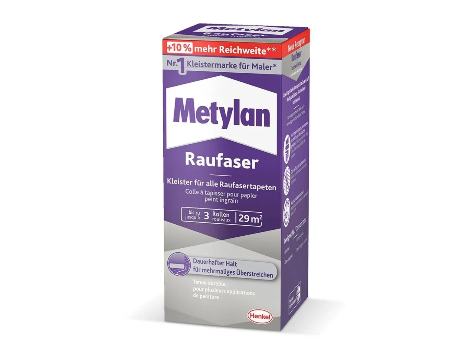 Metylan Raufaser Kleister 180 g Vlies Raufasertapete