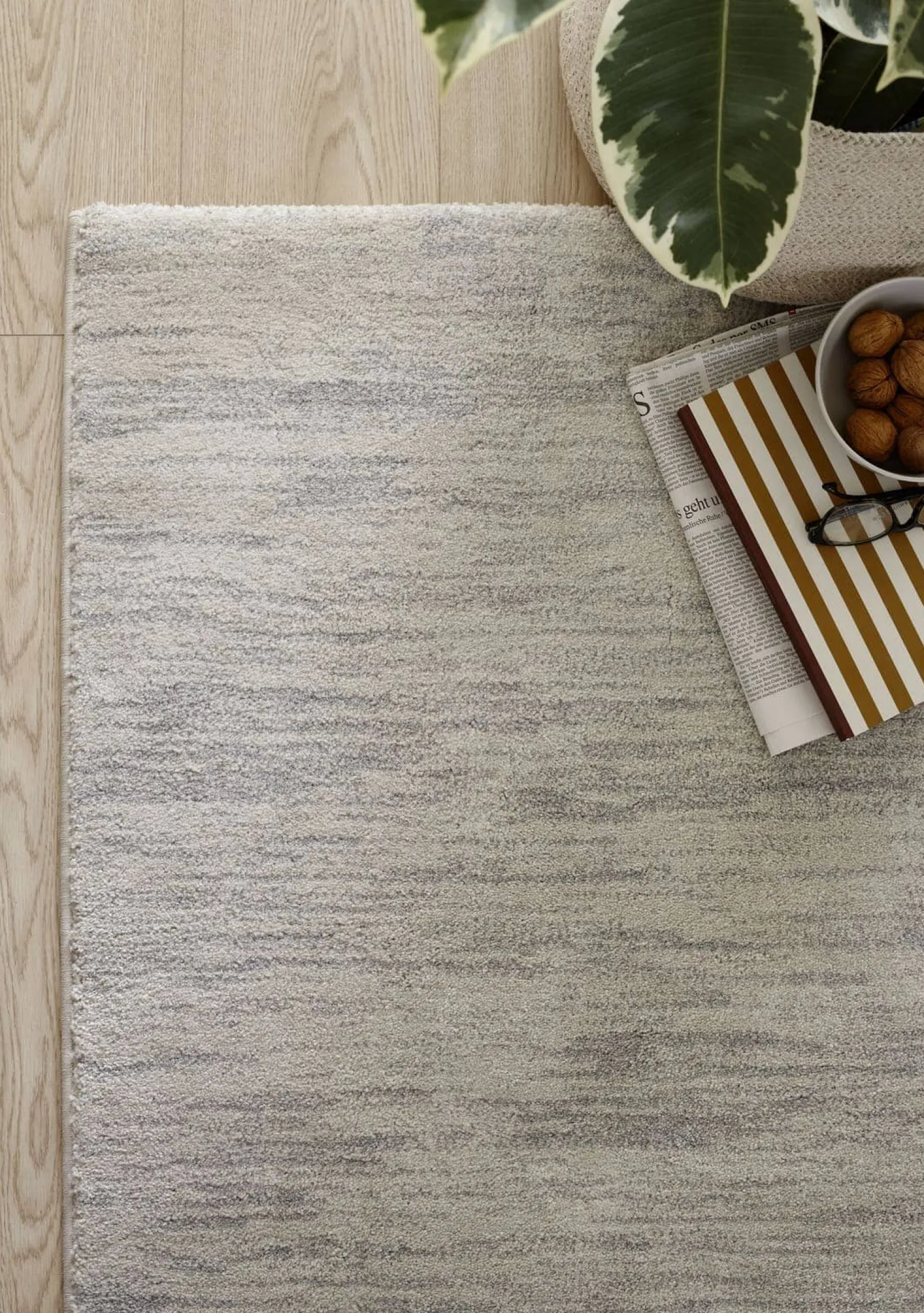 Moderner Teppich Schöner Wohnen creme grau Balance