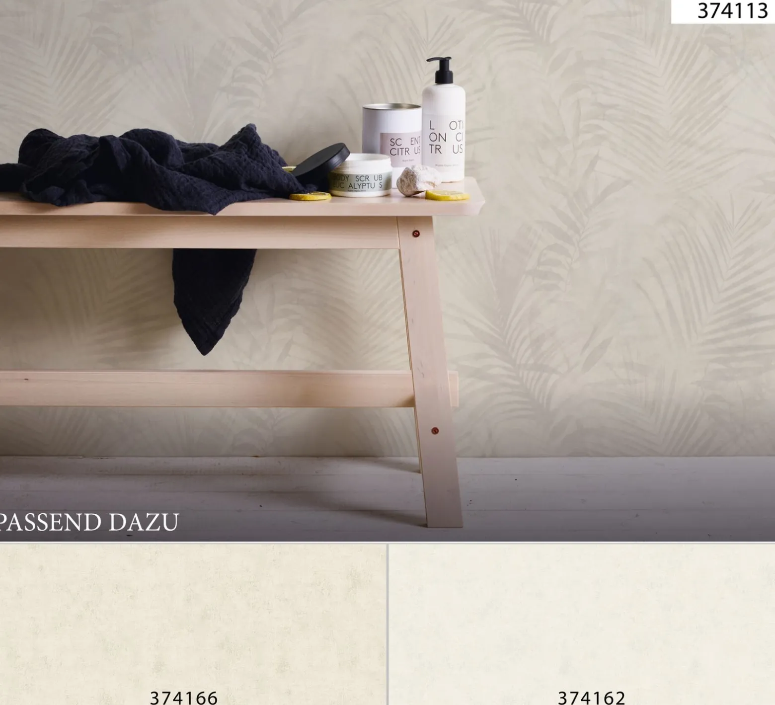 Neue Bude Vliestapete Dschungel creme 37411-3