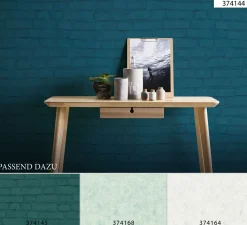 Neue Bude Vliestapete Stein-Optik blau schwarz 37414-4