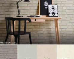 Neue Bude Vliestapete Stein-Optik beige grau 37414-1