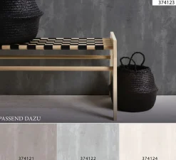 Neue Bude Vliestapete Uni meliert hellgrau 37412-2