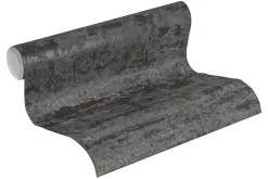 Neue Bude Vliestapete Vintage Mauer schwarz 37415-4