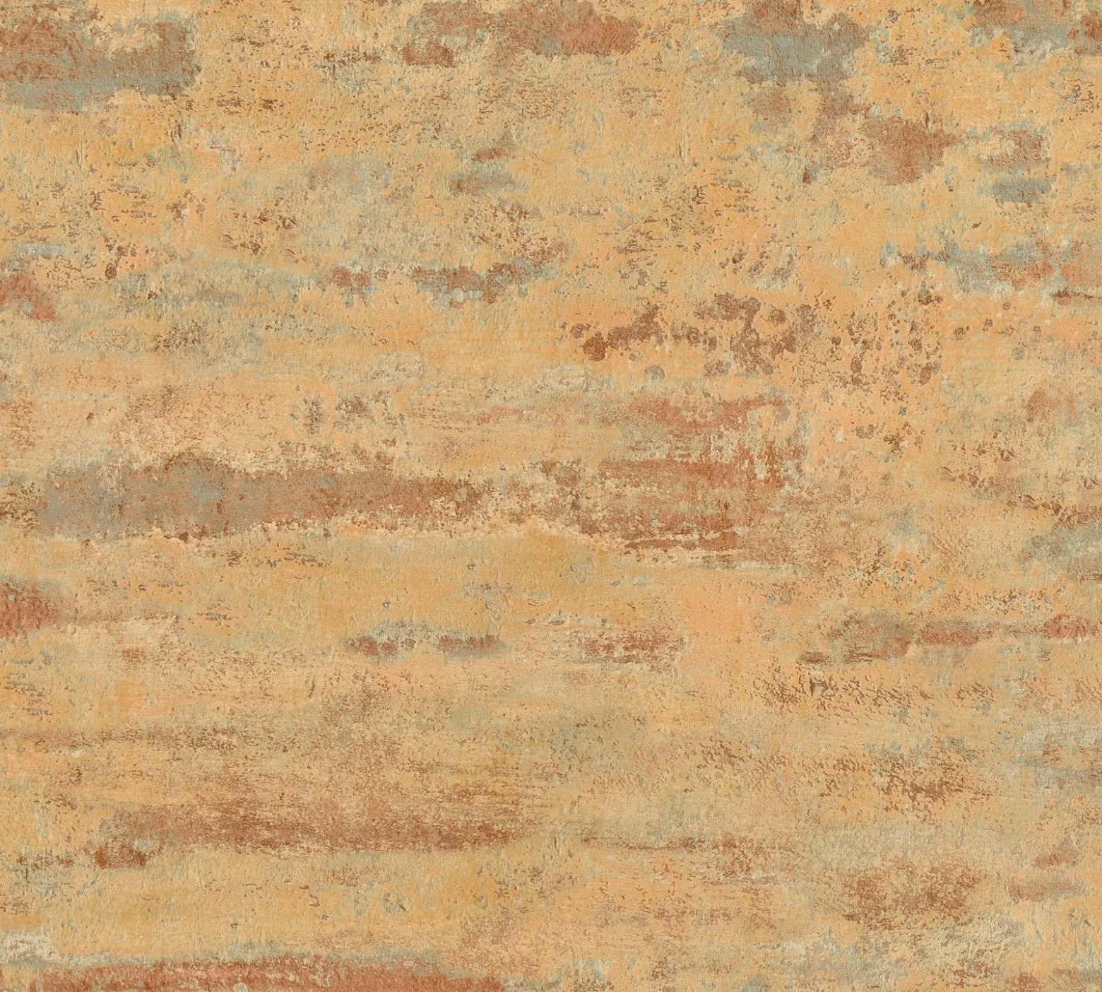 Neue Bude Vliestapete Vintage Mauer orange 37415-1