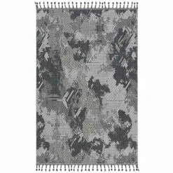 Outdoor Teppich Shabby Grafisch grau blau Astra Trevi