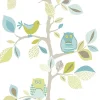 Pop Up Panel 35x250cm Dekopanel Eulen blau