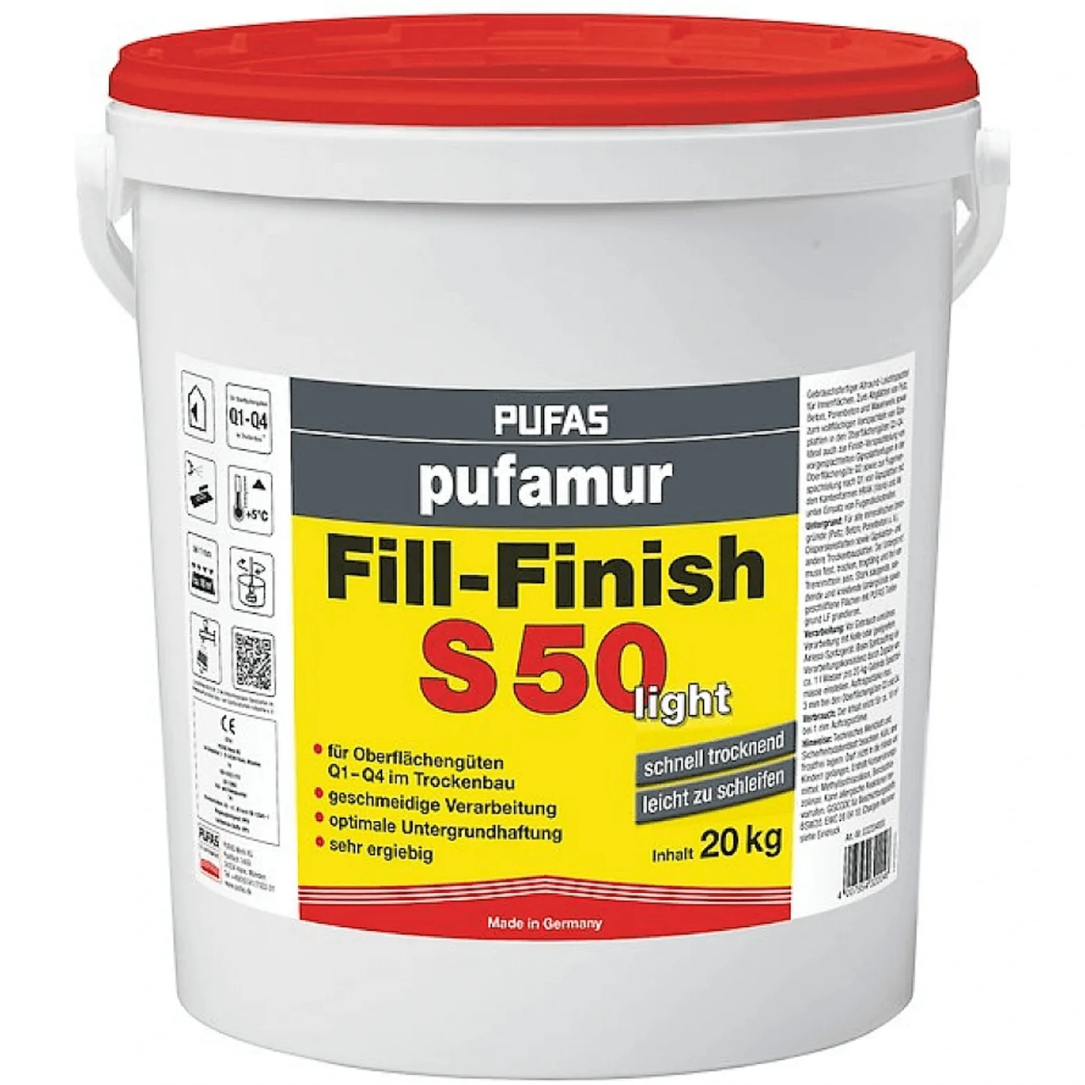 pufamur Premium Fill-Finish S50 light 20kg