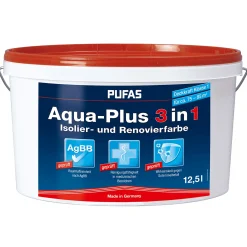 PUFAS Aqua-Plus 3 in 1 Innenfarbe weiß 12,5 L