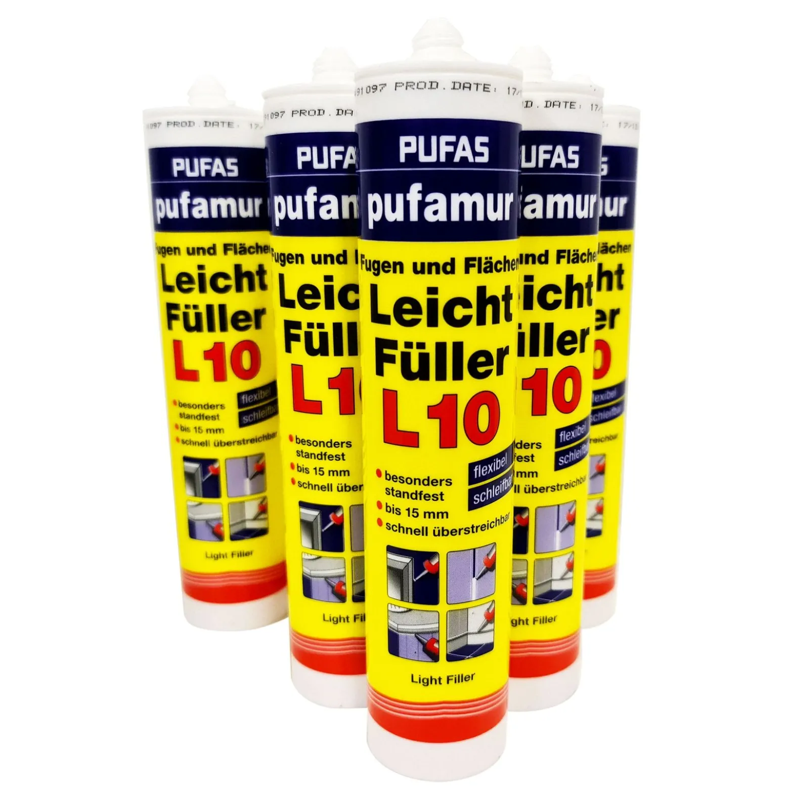 Pufas pufamur Fugen & Flächen Leichtfüller L 10 310 ml