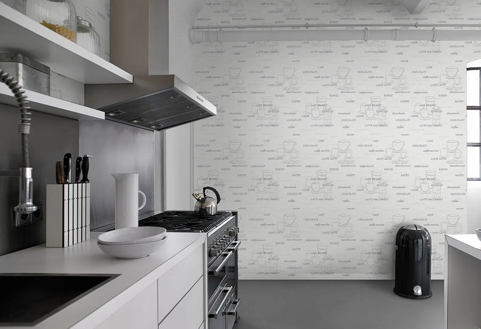 Rasch Aqua Deco 770421 weiss grau