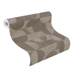 Rasch Concrete Tapete Beton Grafik Braun 521368