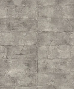 Rasch Concrete Tapete Mauer Industrie Grau 520156