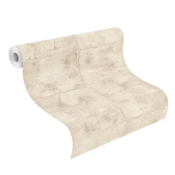 Rasch Concrete Tapete Mauer Industrie Beige 520132