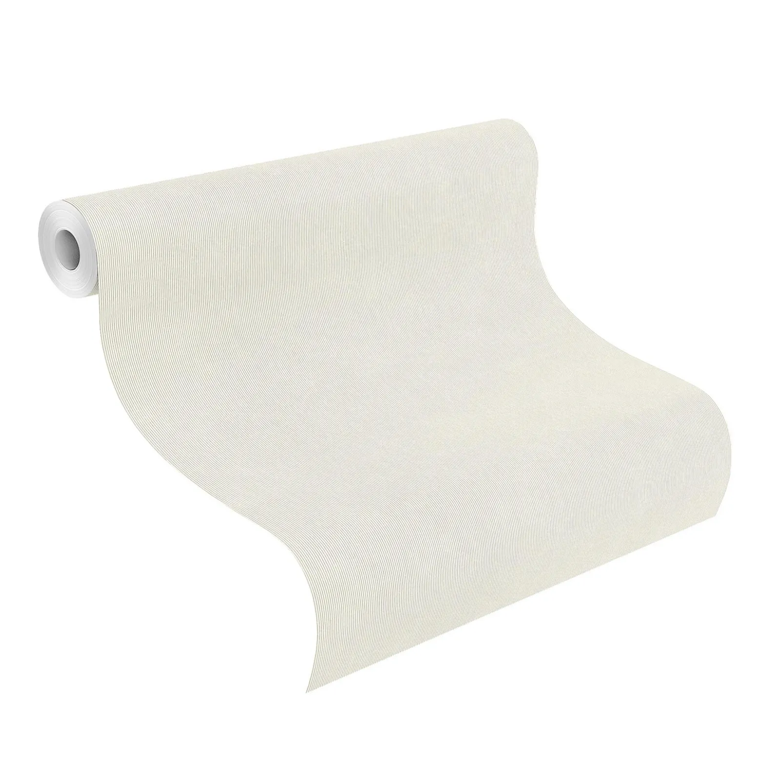 Rasch Concrete Tapete Uni Linien Cremeweiß 521443