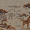 Rasch Fototapete Vlies Tiere Afrika Braun Grau 363692