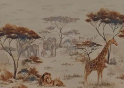 Rasch Fototapete Vlies Tiere Afrika Braun Grau 363685