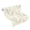 Rasch Vliestapete Blätter Streifen Grau Beige 651027