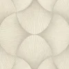 Rasch Vliestapete Fächer Grafik Beige Metallic 608236
