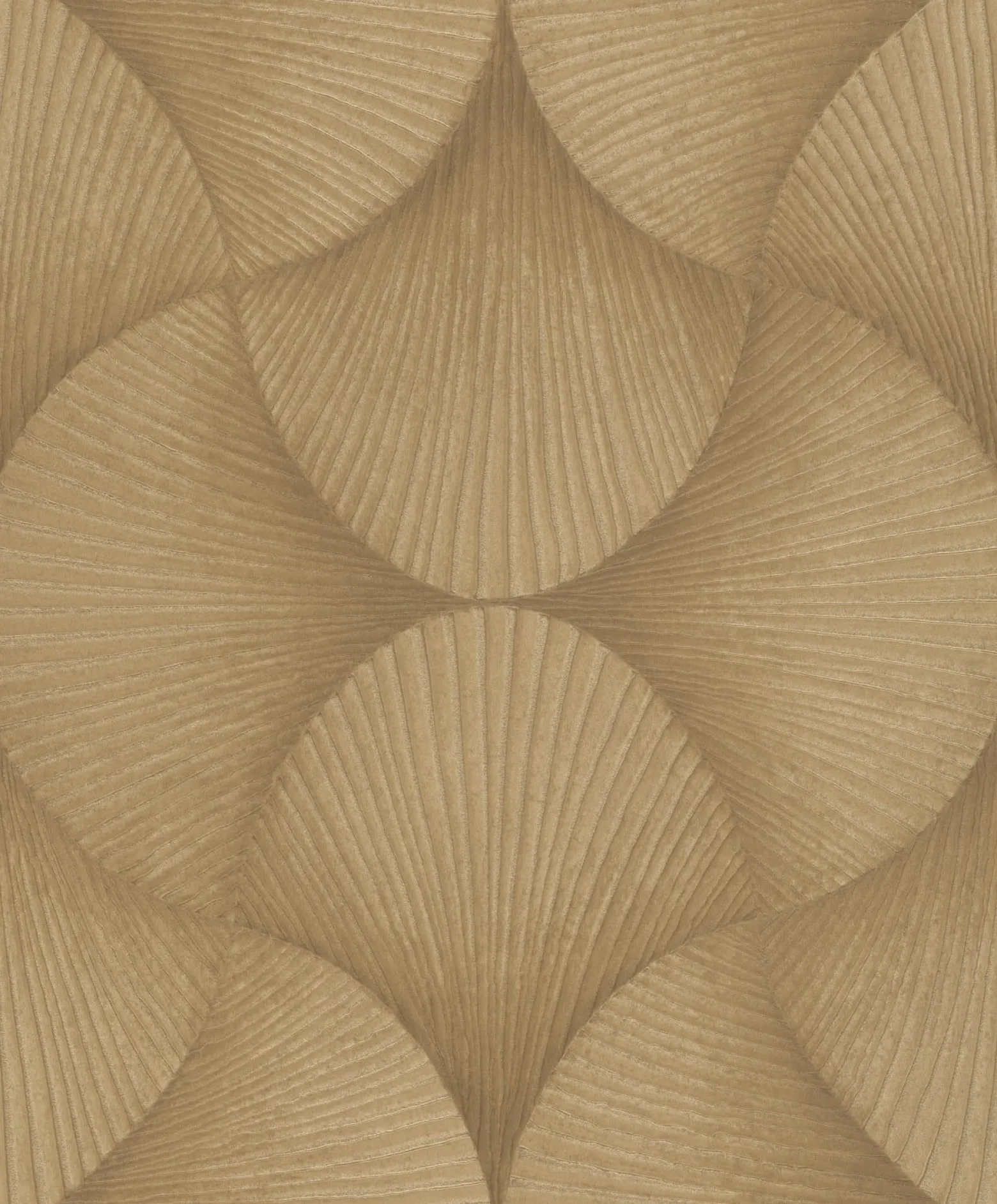 Rasch Vliestapete Fächer Grafik Gold Metallic 608243