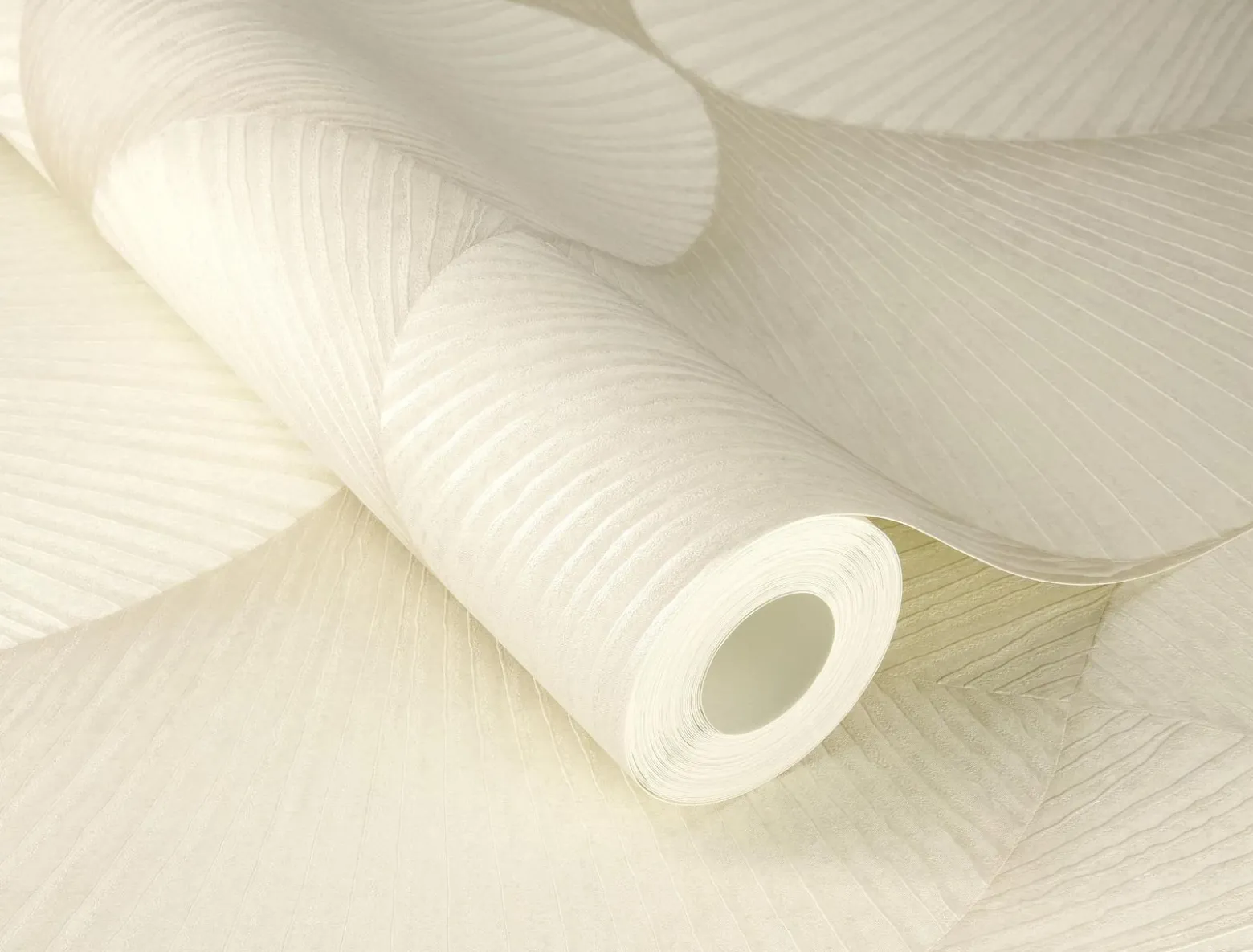 Rasch Vliestapete Fächer Grafik Creme Metallic 608229