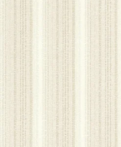 Rasch Vliestapete gestreift Beige Weiß 652116