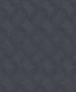 Rasch Vliestapete Grafik Blau Metallic 608113