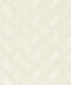 Rasch Vliestapete Grafik Creme Metallic 608120