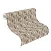 Rasch Vliestapete Grafik 3D-Optik Grau Beige 746532