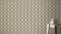 Rasch Vliestapete Grafik 3D-Optik Grau Beige 746532